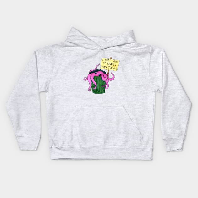 Trashtopus Kids Hoodie by DILLIGAFM8